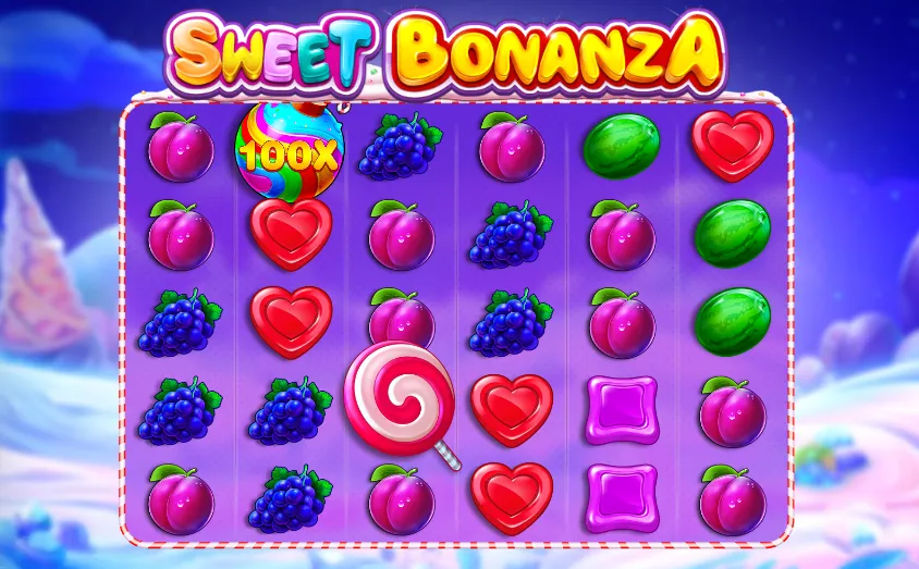 Sweet Bonanza — gameplay et grille